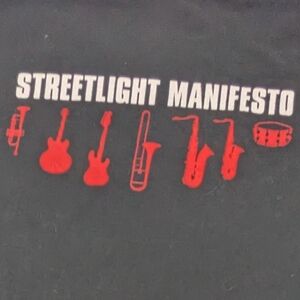 Streetlight Manifesto Men's Ska Band Black Concert Merch Tshirt Size 2XL